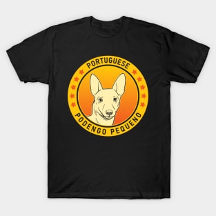 Portuguese Podengo Pequeno Dog Portrait T-Shirt